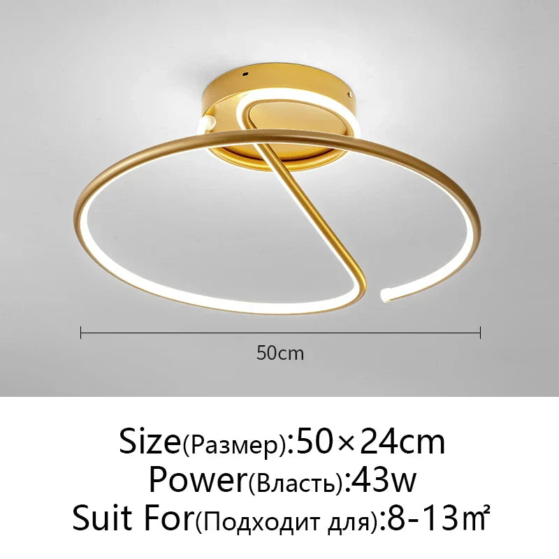 DecorBites™ LED Chandelier Chrome Lamp Fixture for Living Room, Kitchen & Home Decor