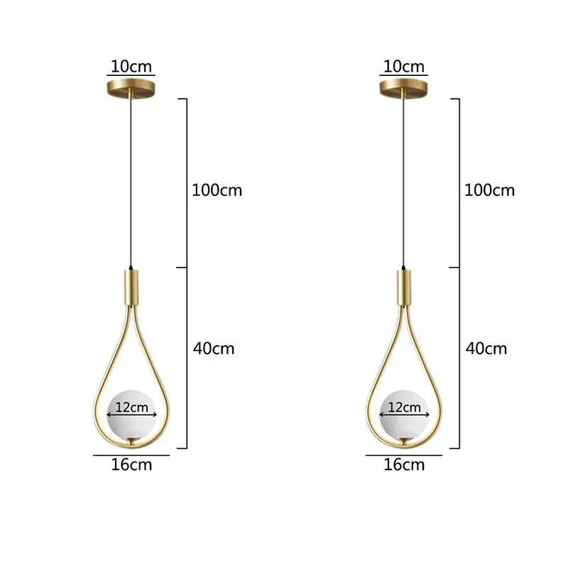 Lámpara de pared DecorBites™ con bola de cristal y acabado en latón, iluminación LED para dormitorio y sala de estar.