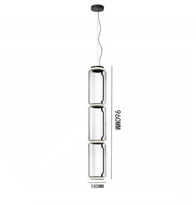 Lámparas de Colgante de Candelabro Moderno de Vidrio Pesado Decorbites™ para Sala de Estar, Comedor y Tienda