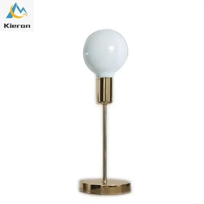 DecorBites™ Golden Modern LED Bedside Lamp for College Dorm Study Desk