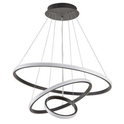 DecorBites™ Circles Chandelier Pendant Lamp 3 Rings Ceiling Light