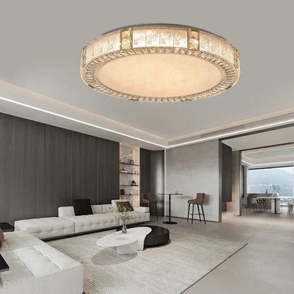 Lámpara de techo de lujo DecorBites™ de cristal - LED dorado para decoración del hogar