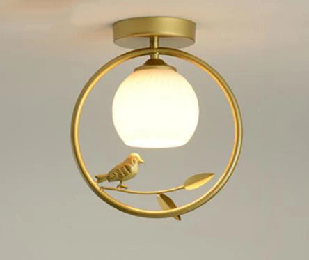 DecorBites™ Bird Ceiling Light Fixture for Corridor Entrance, Cloakroom, Bar, Balcony
