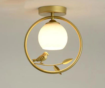 DecorBites™ Bird Ceiling Light Fixture for Corridor Entrance, Cloakroom, Bar, Balcony