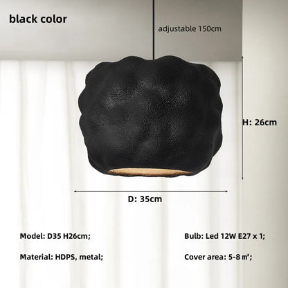 Lámparas colgantes DecorBites™ Creamy Style: Diseño nórdico minimalista para mesilla de noche, restaurante o bar.