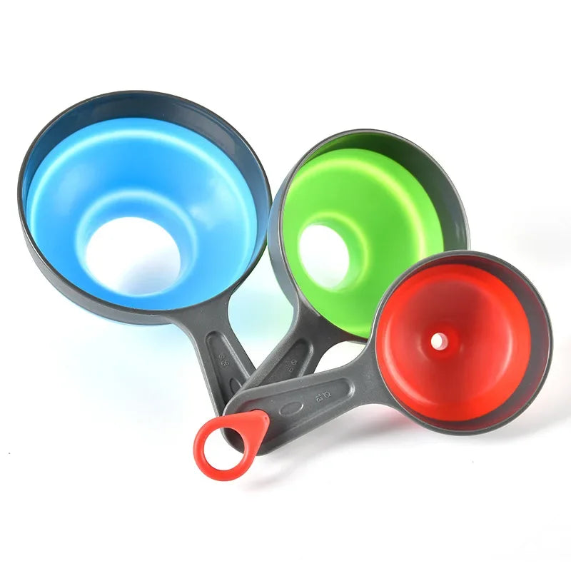 Silicone Folding Funnel Set