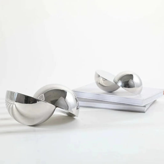 ديكور بايتس™ - كرة زجاجية هندسية - تمثال صغير لديكور المنزل