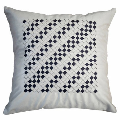 DecorBites™ Gray Faux Rex Rabbit Fur Decorative Cushion Coverluxury Throw Pillow