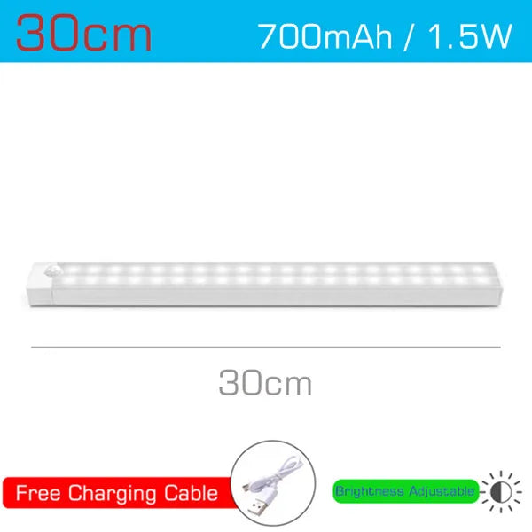 DecorBites™ LED Motion Sensor Light Bar Night Lights USB Rechargeable Handheld Lamp