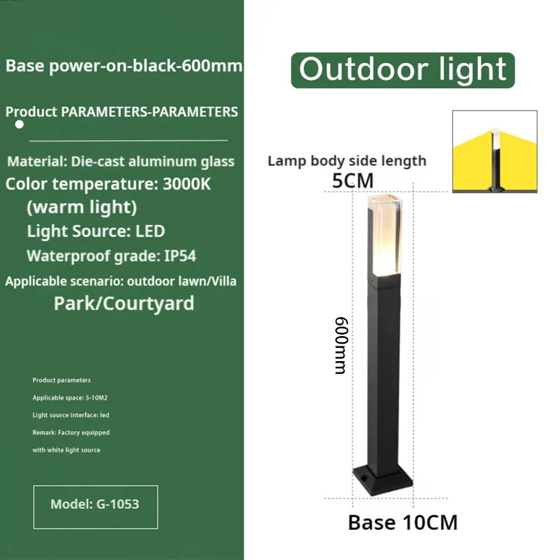 Decorbites™ Luces LED para Césped y Patios para Paisajismo de Jardines, Villas, Parques