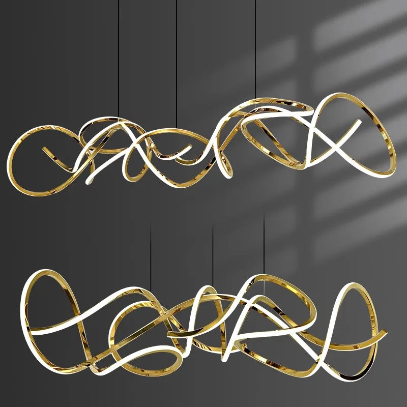 DecorBites™ LED Pendant Light Chandeliers for Modern Living and Dining Room Lighting