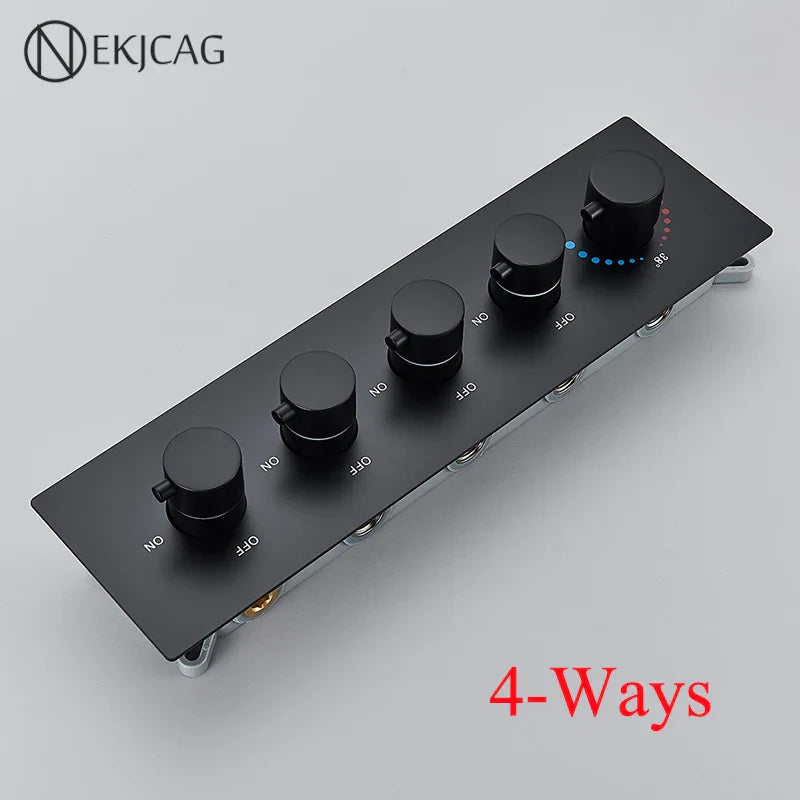 DecorBites™ Brass Thermostatic Faucet Mixer for Bathroom Shower and Kitchen Tap