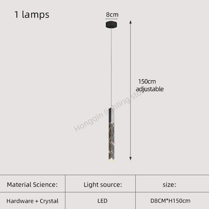 DecorBites™ Gold Crystal Stairs Chandelier Luxe LED Pendant Light Luxury Indoor Lighting