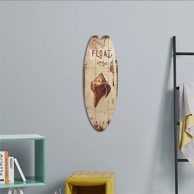 Decorbites™ Vintage Surfbrett-Türschild für Strandhaus