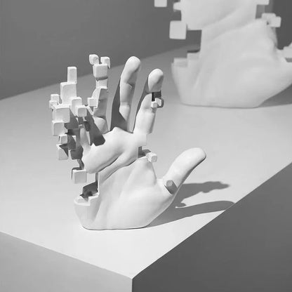 DecorBites™ Abstract Resin Mosaic Sculpture Figurine Modern Home Office Decor Model