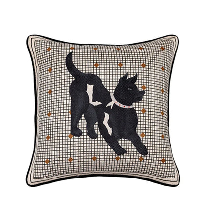 DecorBites™ Luxe Greyhound Decorative Pillow Cover - Elegant Home Accent