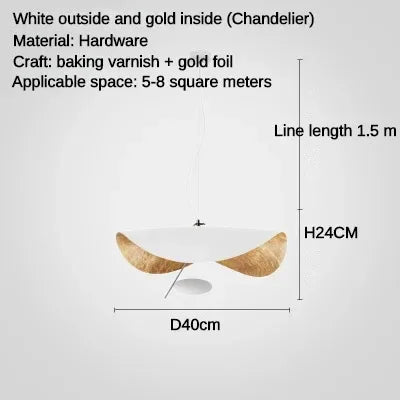 DecorBites™ LED Saucer Ceiling Chandelier: Modern & Atmospheric Living Room Pendant Light