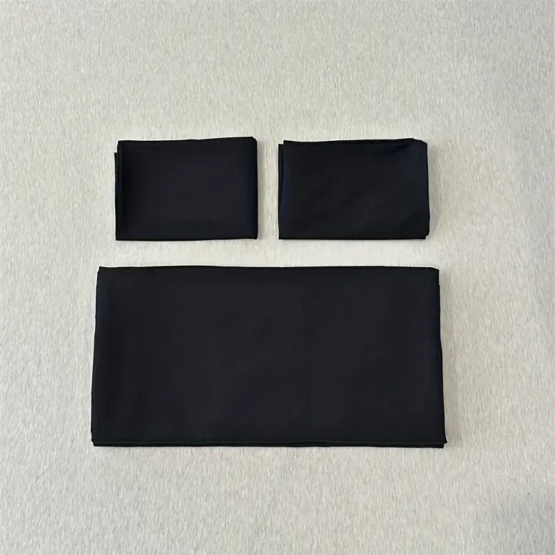 DecorBites™ Solid Color Brushed Duvet Cover Set