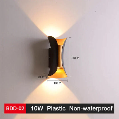 DecorBites™ LED Wall Lamp: Modern Nordic Style for Living Room, Bedroom, and Aisle Lighting