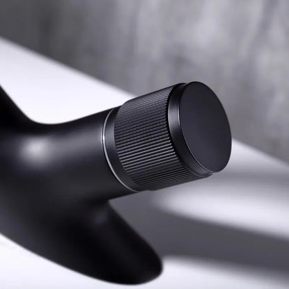 DecorBites™ Gray Basin Faucet | Brass Chrome Mixer Tap | Single Handle Sink Faucet