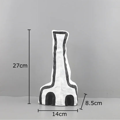 DecorBites™ Abstract Vase: Modern Design, Desk Decoration, Room Aesthetic Decor