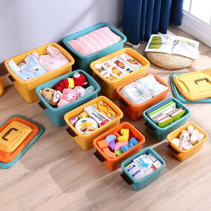 DecorBites™ Large Capacity Storage Box for Cosmetics, Toys, Snacks, Clothes Organizer