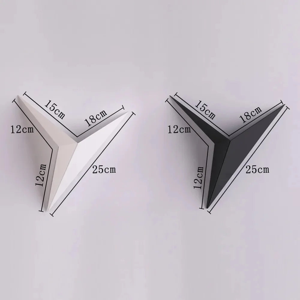 DecorBites™ Elegant Triangular LED Wall Lamp for Bedroom Study Hotel Room