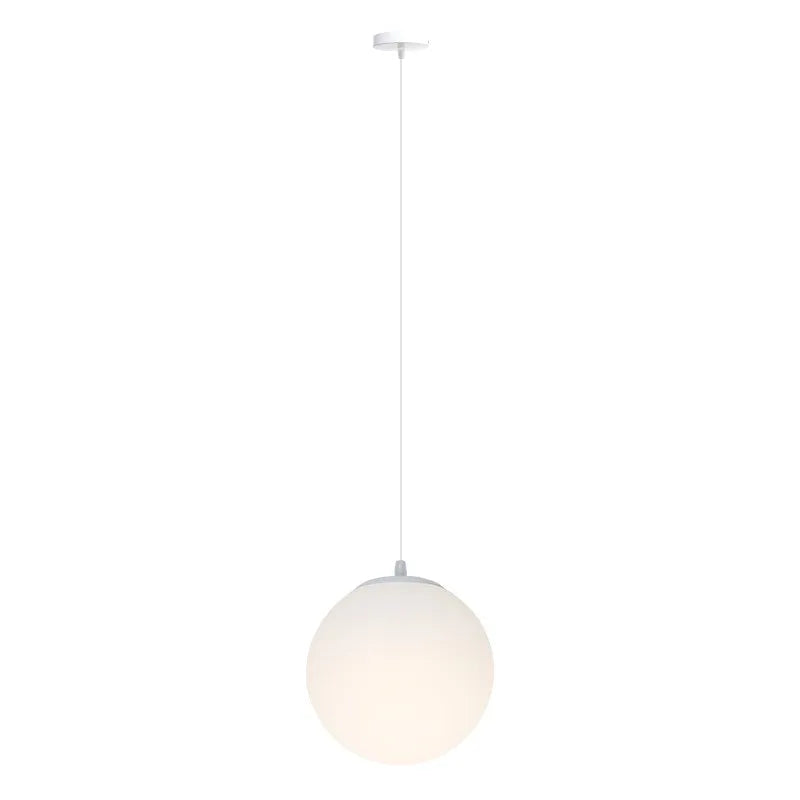 DecorBites™ Frosted Acrylic Ball Pendant Light: Modern Minimalist Home Decor E27