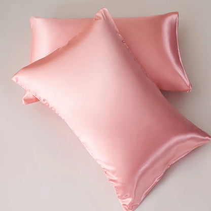 Decobites Luxe Rayon Pillowcase: Silky Smooth Satin Pillow Cover for Premium Comfort