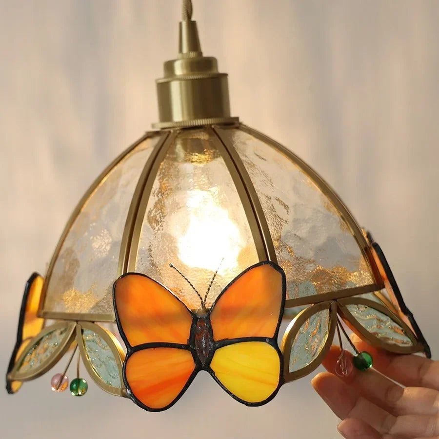 DecorBites™ Butterfly Glass LED Wall Lights - Modern Nordic Style Bedside Lamp