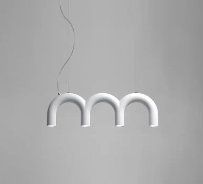 ثريا ديكوربايتس™ المعدنية الزرقاء المقوسة - تصميم عصري لديكور المنزل