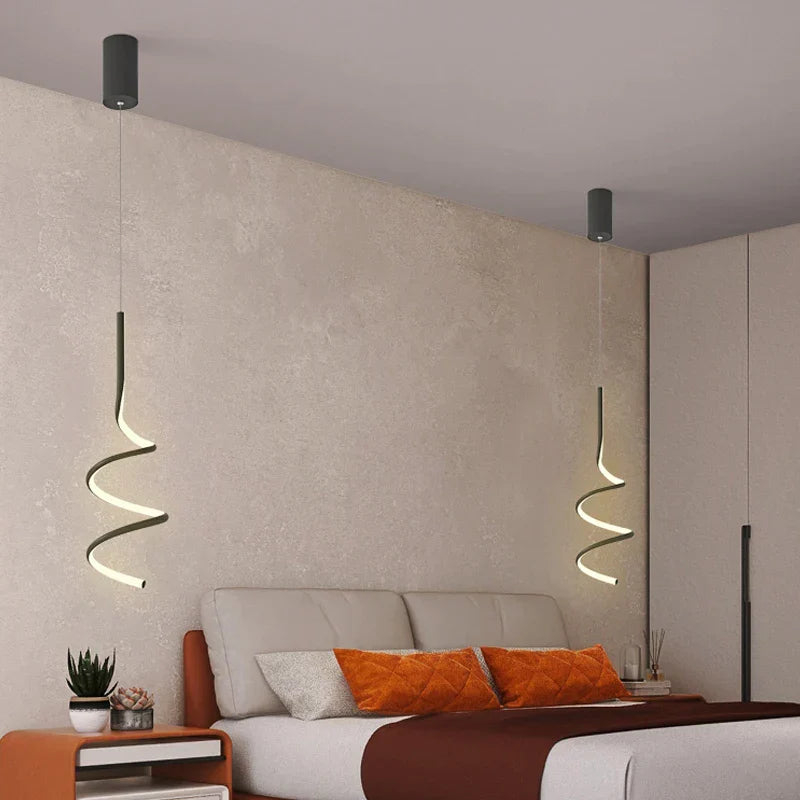 DecorBites™ LED Pendant Lamp: Stylish Nordic Design for Bedroom, Living Room, and Indoor Spaces
