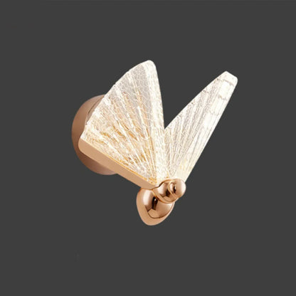 Lámpara de pared LED con forma de mariposa DecorBites™: Iluminación moderna nórdica para interiores, ideal para sala de estar, escaleras y dormitorio.