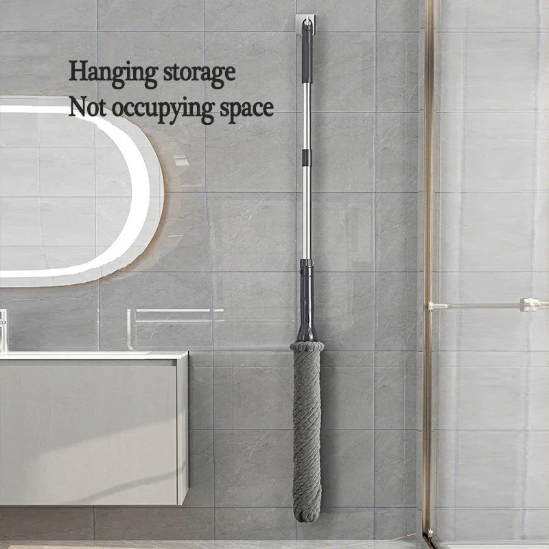 DecorBites™ Easy Spin Mop with Long Handle for Hands-Free Floor Cleaning