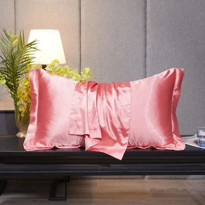 Decobites Silk Pillowcase: Luxurious Silky Soft Skin-Friendly Pillow Cover for Beauty Sleep