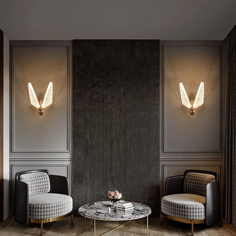 Modern Butterfly Wall Sconce