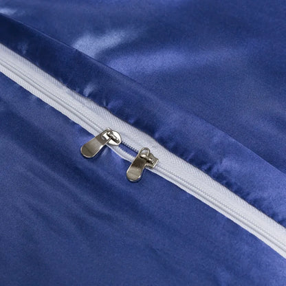 DecorBites™ Ice Rayon Duvet Cover and Pillowcase Set: Smooth Comfort in Single & Double Sizes