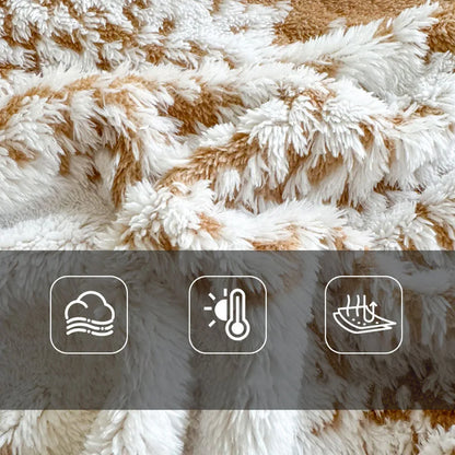 DecorBites™ Cationic Jacquard Blanket | Lightweight Spring/Autumn Sofa Cover | Comfortable Home Decor