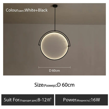 DecorBites™ Italian Style LED Pendant Light for Modern Living Room, Restaurant, and Bar Counter