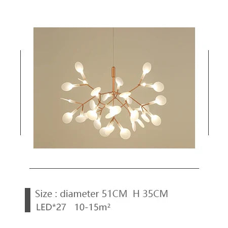 Nordic Brass Ceiling Chandelier