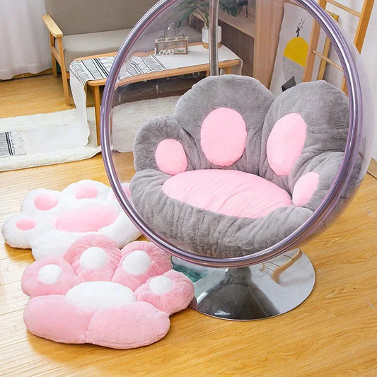 Decobites Cat Paw Chair Cushion: Soft, Cute & Comfortable Sofa Decor Mat