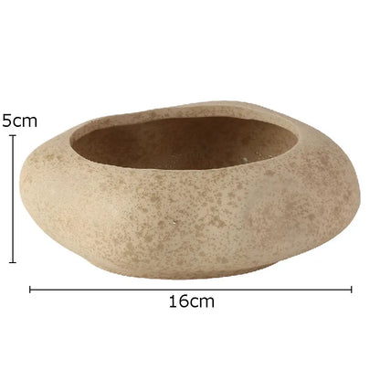 DecorBites™ Lotus Seedpod Ceramic Vase Artificial Flower Pot Modern Desk Decor