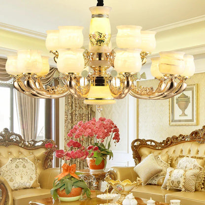 Lámpara de techo DecorBites™ Luxe Jade Copper para sala de estar