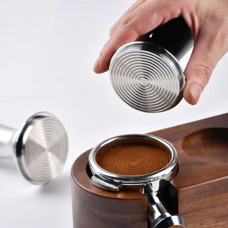DecorBites™ Espresso Tamper Set: 51/53/58mm Barista Tools with Calibrated Spring Loaded Pressure