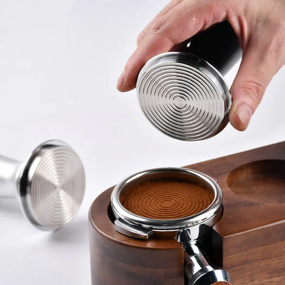 DecorBites™ Espresso Tamper Set: 51/53/58mm Barista Tools with Calibrated Spring Loaded Pressure