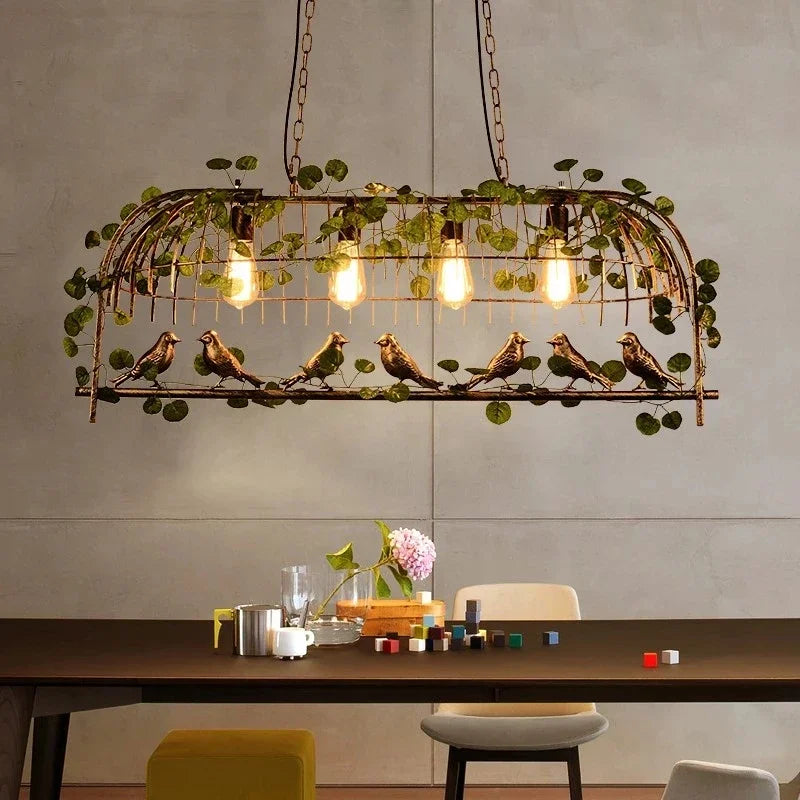 DecorBites™ Birdcage Pendant Lights: Elegant Decoration for Restaurants, Bars, and Living Rooms