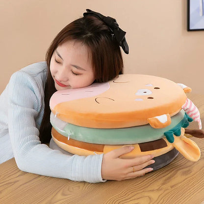 وسادة كرسي مكتب دائرية بطبعة حيوانية من DecorBites™ مع غطاء من الإسفنج الذكي والمخمل