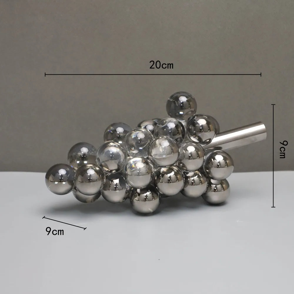 DecorBites™ Crystal Grape Decorative Sculpture