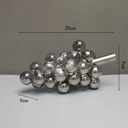 DecorBites™ Crystal Grape Decorative Sculpture