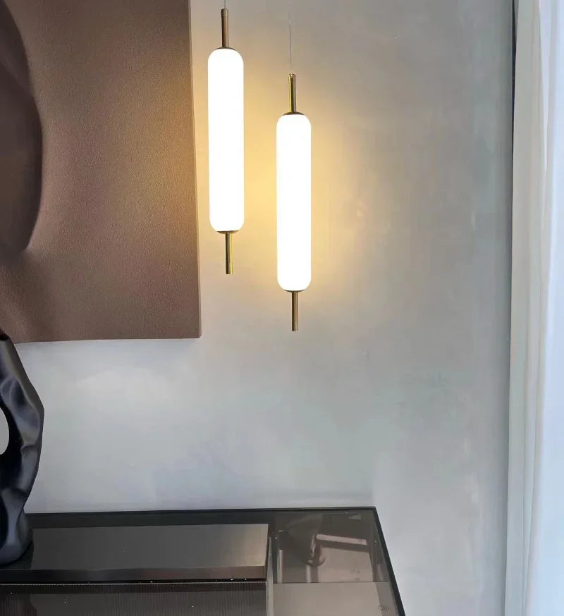 DecorBites™ Glass LED Pendant Chandelier for Bedroom Living Room Lighting